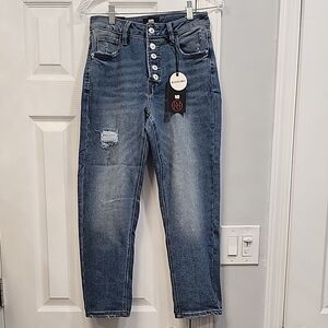 KanCan Women's High-Rise Blue Jeans